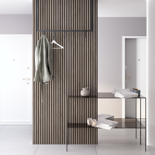 Панель стеновая акустическая МДФ Stella Trend De Luxe Sandgrau