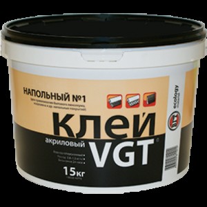 Клей ВГТ акриловый напольный №1 Эконом 15кг